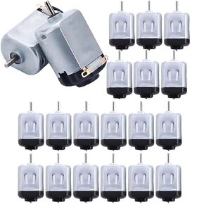 20pcs Mini Small DC Motors 1.5V 3V 5V 6V 130 Micro Toy Electric Motors متوافقة مع مشاريع الأطفال DIY