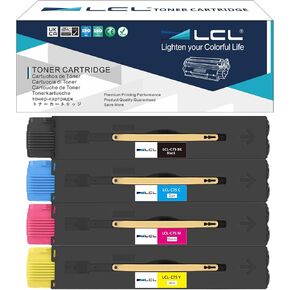 LCL Compatible Toner Cartridge Replacement for Xerox 700 700i 770 Digital Color Press 700 700i 770 770i C75 J75 006R01383 006R01384 006R01385 006R01386 High Yield 700 700i 770 (4-Pack KCMY)