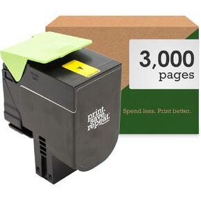 Print.Save.Repeat. Lexmark 701HY Yellow High Yield Remanufactured Toner Cartridge for CS310, CS410, CS510 Laser Printer [3,000 Pages]