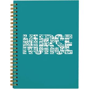 QUICQOD LPN Gift Licensed Practical Nurse Notebook Gifts for Medical Student,Nurse Appreciation Gifts for Women,Nursing Student Graduation Gifts,Retirement Gift,Hardcover Spiral Notebook 5.5x8.3