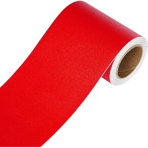 Yenhome Classroom Borders for Bulletin Board Red Bulletin Board Borders Straight Edge Decorations Back to School Bulletin Board Trim Peel and Stick Wallpaper Border for Blackboard Backsplash 3"X590"