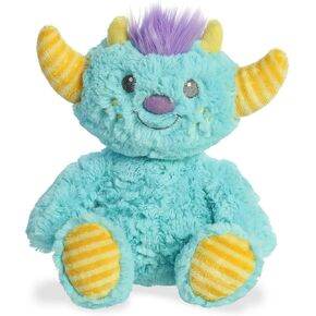 Aurora® Playful Monster Kazu™ Baby Stuffed Animal - Soft & Cuddly Toy - Imaginative Play - Blue 11.5 Inches