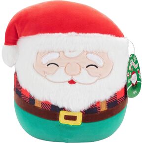 Squishmallows Original 10-Inch Santa Claus - Official Jazwares Christmas Plush - Collectible Soft & Squishy Santa Stuffed Animal Toy - Add to Your Squad - Gift for Kids, Girls & Boys