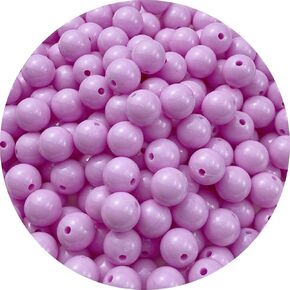 300pcs Acrylic Round Beads 8mm Round Spacer Plastic Pastel Beads Craft Beads with Hole for DIY Bracelet Necklace Jewelry Making Supplies Handmade Craft(Hot Green) in Saudi Arabia