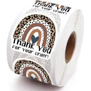 ابتسم لديك بريد سعيد - 500 حزمة من ملصقات 1.5 بوصة للأصدقاء والعملاء والشركات الصغيرة والمحلات التجارية الصغيرة كما شكراً لك وملصقات غلاف هدايا التعبئة والتغليف in Kuwait