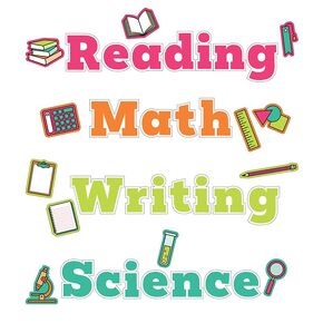 Wall Signs for Core Subjects Bulletin Board Set