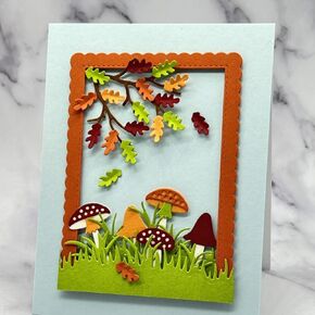ZFPARTY Cute Mushroom Metal Cutting Dies Stencils for DIY Scrapbooking Decorative Embossing DIY Paper Cards
