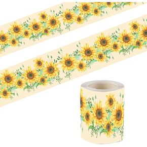Sunflower Border Fall Bulletin Board 36ft Classroom Classhroom Trim Trim Die Cut Sunflower Garland Bulletin Board Board for Photo Gall ، ومكاتب ، ولوحة سوداء ، ومدرسة ، ومدرسة ، وديكورات حفلات استحمام الطفل in Saudi Arabia