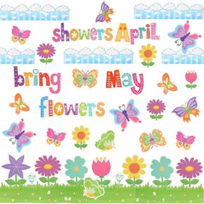 Spring Bulletin Board Decorations Classroom Positive Sayings Bulletin Board Set