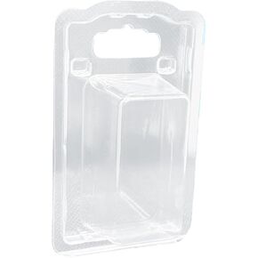 Protecive Case for Lego, Minifigurines & Collectibles– 1-Compartment Storage Containers 2.5in x 1.25in x 1in Plastic Blister Clamshell Display (25)
