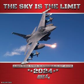 Willow Creek Press The Sky is the Limit Monthly 2024 Wall Calendar (12" x 12")