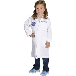 Aeromax Jr. NASA Rocket Scientist Lab Coat, White, size 6/8