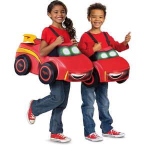 Disguise Redbird 3D Vehicle Costume, Official Batwheels Toddler Dress Up Accessory, Up to Size 6