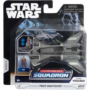 Star Wars Micro Galaxy Squadron SWJ0145 Pirate Snubfighter Official 7.5 cm Vehicle with Figure
