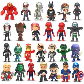 24 PCS Action Figures Playset for Cake Toppers, Collectibles, and Themed Party Decorations – Premium Figurine Set for Unique Cake Designs, Creative Displays, and Collectors’ Collections