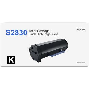 S2830 Toner Cartridge Replacement for Dell S2830DN S2830 Series GGCTW 593-BBYP FR3HY CH00D 593-BBYP 3RDYK TC2RH 593-BBYO Printer (High Yield, Black, 8,500 Pages)