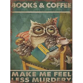 DVWIVGY Diamond Painting Kit for Adults DIY 5D for Kids Paint Full Drill Kit Crystal Rhinestone Embroidery Pictures Home Wall Decor Owl Books and Coffee 12X16 inch