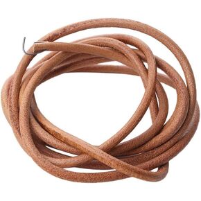 72"" Treadle Sewing Machine Belt Antique Sewing Machine Leather Belt with Hook Replacement Sewing Machine Accessories Parts(ZS351)