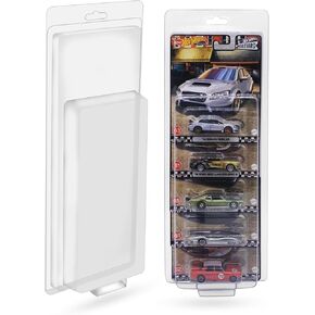 Diecast Blisters 5 Cars Compatible for Premium Hot Wheels Protector case Car Culture, Pop Culture, Retro Collection - 0.60mm - Pack of 5 - hot Wheels Protector Packs