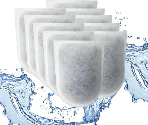 10Pack Tetra Carbon Filters for Aquariums ، يناسب مرشحات Whisper Ex ، متوافقة مع مرشحات Whisper EX30/EX45/EX70 ، خراطيش مرشح الكربون الكبيرة ل tetra in Saudi Arabia