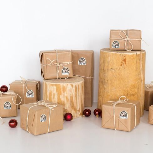 ابتسم لديك بريد سعيد - 500 حزمة من ملصقات 1.5 بوصة للأصدقاء والعملاء والشركات الصغيرة والمحلات التجارية الصغيرة كما شكراً لك وملصقات غلاف هدايا التعبئة والتغليف in Kuwait