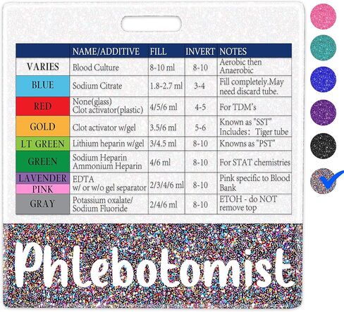 شارة Plifal Phlebotomist Buddy بترتيب بطاقة مرجعية للسحب - Phlebotomy ممرضة ضرورية ملحقات للمستشفي in Kuwait