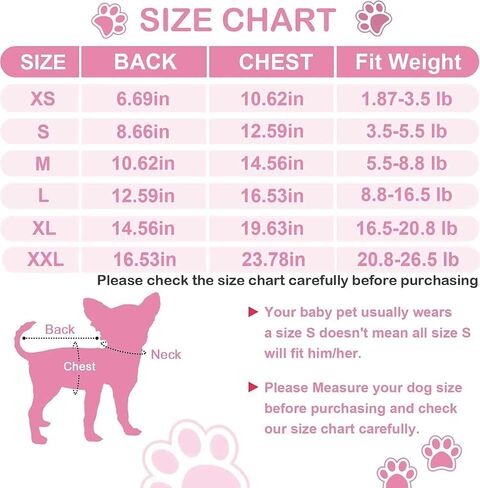Dog Dress for Small Dogs, Puppy Costume Clothes Girls Pet Clothing Outfit Summer Spring Dresses Chihuahua Yorkie Cat Apparel in Saudi Arabia