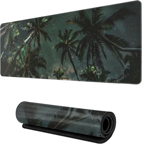 Fly Fishing SportGaming Mouse Pad XL,Extended Large Mouse Mat Desk Pad, Stitched Edges Mousepad,Long Non-Slip Rubber Base Mice Pad,31.5X11.8 Inch in Saudi Arabia