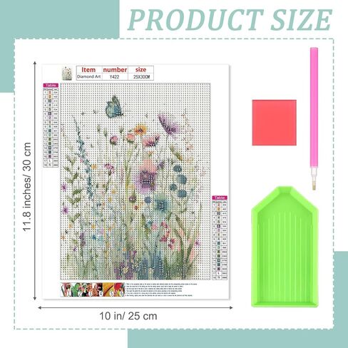 Yeaqee 4 Pcs Diamond Art Kits DIY Painting for Adult Aesthetic Wall Diamond Crafts Aesthetic Room Decor Cute Painting Pictures 5d Craft Wall Decor for Home 10 x 11.8''(Abstract Flowers) in Kuwait