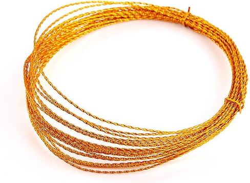 Flat Aluminum Wire for DIY Cloisonne Enamel and Jewelry Beading Craft Work (Twist) in Saudi Arabia