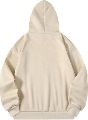Hilinker Womens Graphic Oversized Hoodies Drawstring Long Sleeve Sweatshirt with Pocket Grey USA Medium in Saudi Arabia