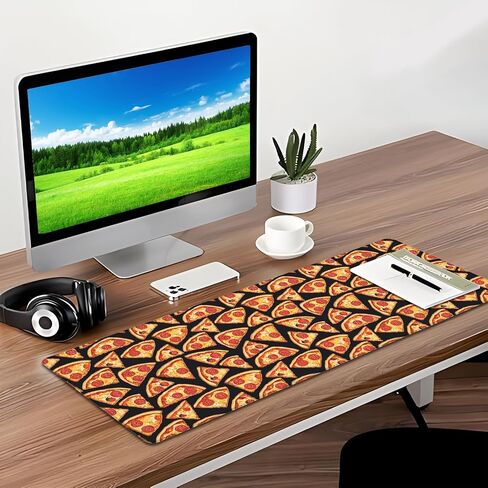 Otter Gaming Mouse Pad, Desk Mat, Non-Slip Rubber Base Cool Aesthetic MousePads for Computer Laptop Keyboard Office School Home Desktop Accessories Decor 31.5" x 11.8" in Saudi Arabia