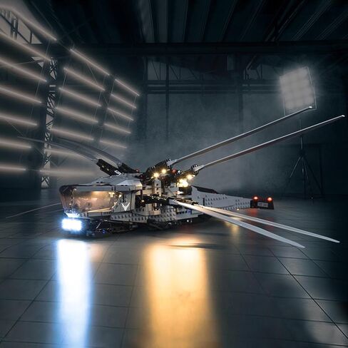 طقم ضوء الطواق متوافق مع Lego Dune Atreides Royal Ornithopter 10327 (بدون نموذج) ، الأضواء الإبداعية المتوافقة مع Lego Ornithopter ، مفاجأة رائعة لمحبي فيلم الخيال العلمي in Kuwait