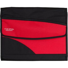 Five Star Expanding File Folder, 8-Pocket Expandable File Folder, Red (73924)
