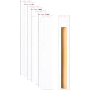 3x11'' Long Adhesive Resealable Cellophane Bags 200Pcs Self Sealing Cello Bags Clear Self Stick Cello Bags for Pretzel Rods Candies Cookies Corns Crafts Jewelry Ties (8 Sizes to Choose from)