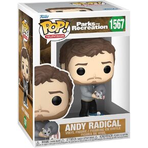 Funko POP! TV: Parks & Recreation 15th Anniversary – Andy Radical - Collectable Vinyl Figure - Gift Idea - Official Merchandise - for Kids & Adults - TV Fans - Model Figure for Collectors and Display