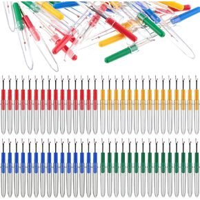 Lanties 120 Pcs Colorful Seam Ripper Bulk for Sewing Tool Embroidery Remover Handy Sewing Seam Ripper for Opening Removing Seams and Hems DIY Craft, 4 Colors