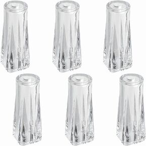 Cutelec سحب الحبل شرابة 6pcs بلاستيك شفاف للستائر السحب ، والظلال الرومانية الحرف الستار