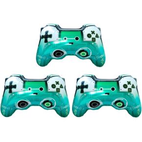 3Pcs Video Game Controller Balloons/Boys Teens Player Birthday Party Supply/Video Game Foil Balloon for Kids Player Geek Party Decor/Level up Gaming Party Background Photo Props for Video Game Party