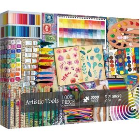 Colorful Puzzles for Adults 1000 Pieces, Gradient Puzzle 1000 Piece for Adult, Artistic Jigsaw Puzzles 1000 Pieces for Adults