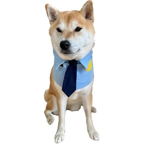 ComfyCamper Dog Police Collar Costume - Small Medium Large XL XXL K9 Cop Cosplay Halloween Costumes Christmas, XL
