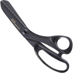 ALLEX Cardboard Scissors Heavy Duty 8" Japanese Stainless Steel Blade, Large Craft Scissors for Corrugated Cardboard, Cardstock, Chipboard, Made in JAPAN