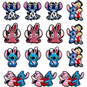 PEVOGON 15 Pcs Silicone Focal Bead Cute Loose Beads Accessory for DIY Keychains Bracelet Necklace Pens Lanyard Making