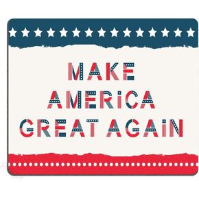 Make America Great Again Mouse pad Rectangle Non-Slip Rubber Mousepad 9.5 X 7.9 Inch (240mmX200mmX3mm)