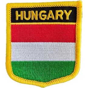 1 PCS Peltate（2.8x2.4inch） Singapore Flag Patches Iron On or Sew On Embroidered Tactical Military National Singapore Patch (Singapore)