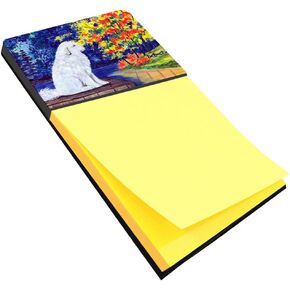 Caroline's Treasures SS8240SN Great Pyrenees Refillable Sticky Note Holder or Postit Note Dispenser, 3.25 by 5.5", Multicolor