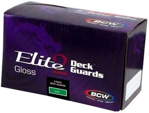BCW Elite2 Glossy Card Sleeves – Red | Crystal-Clear Front | Textured Back | Fits 2.5" x 3.5" Cards - 100 Ct in Kuwait