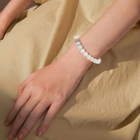 LiQunSweet 5 Pcs Natural Fluorite Stone Beads Animal Rabbit Beads for DIY Craft Bracelets Necklace Jewelry Making in Kuwait