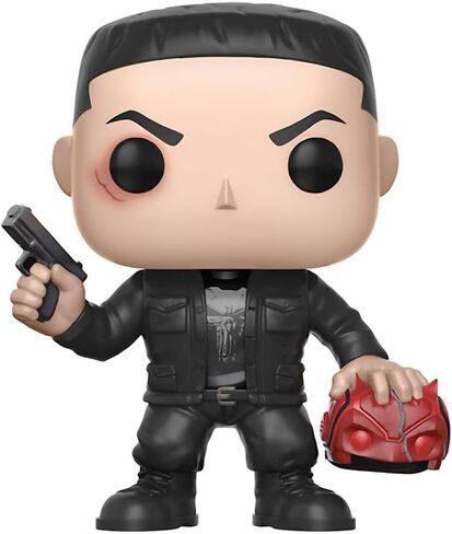 Punisher (Chase Edition): Daredevil x Funko POP! Marvel Vinyl Figure & 1 PET Plastic Graphical Protector Bundle [#216/11092 - B] in Saudi Arabia