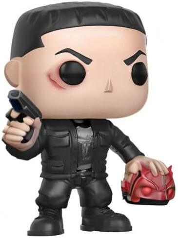Punisher (Chase Edition): Daredevil x Funko POP! Marvel Vinyl Figure & 1 PET Plastic Graphical Protector Bundle [#216/11092 - B] in Saudi Arabia